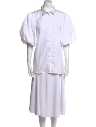 Britt sisseck Short Sleeve Button-Up Top