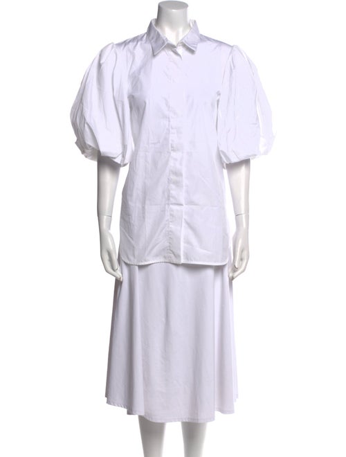 Britt sisseck Short Sleeve Button-Up Top