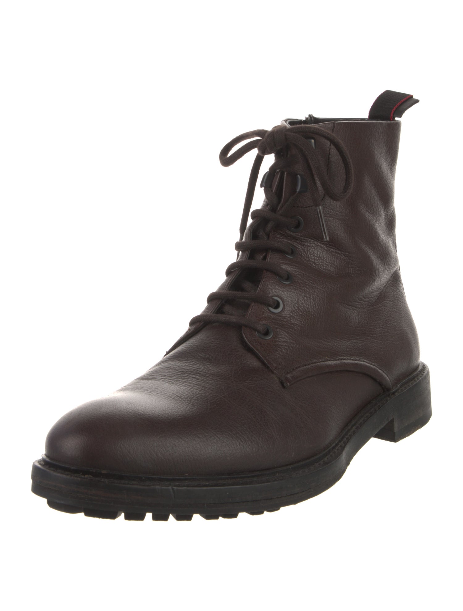 Boss by Hugo Boss Leather Lace-Up Boots