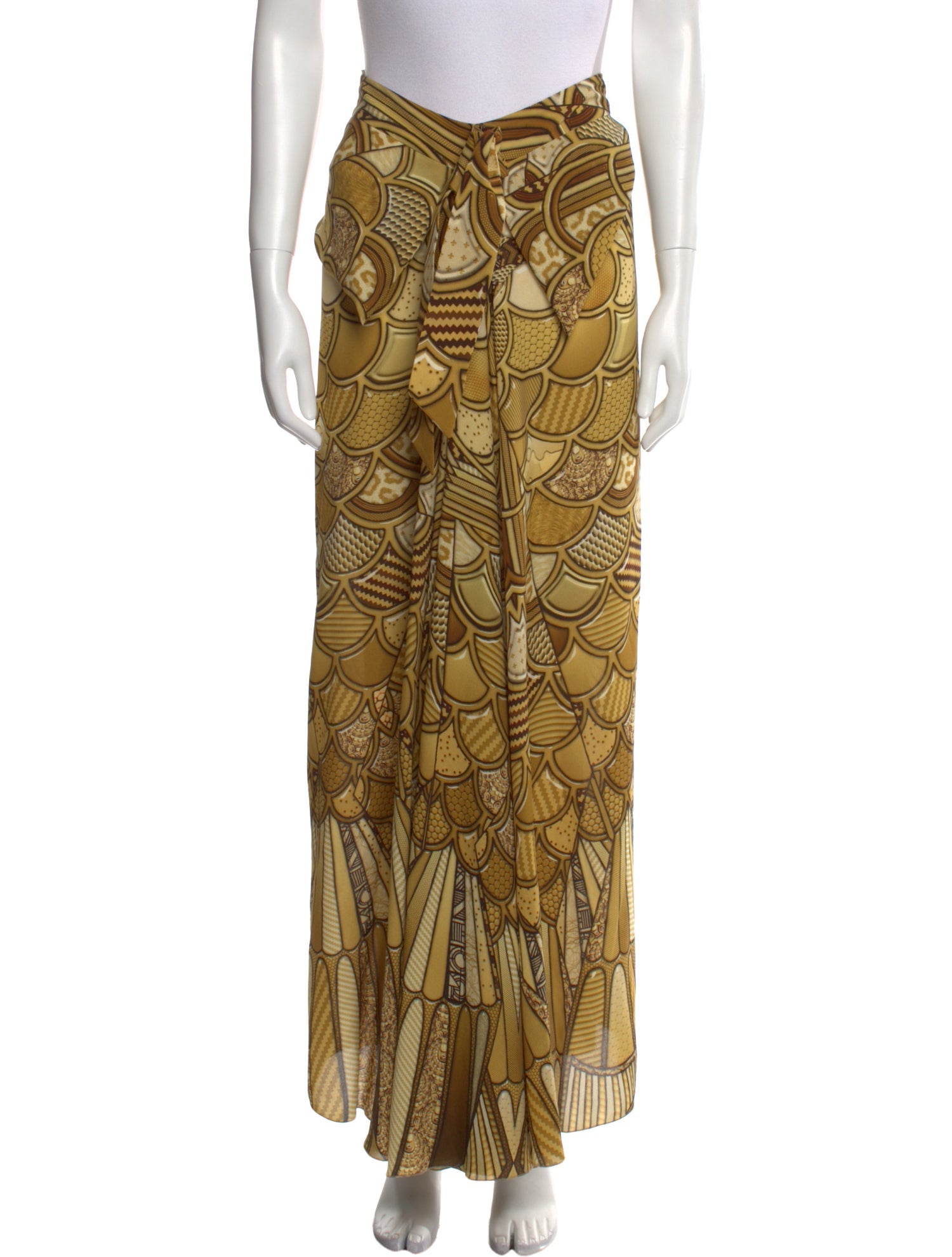 Basso & Brooke Printed Long Skirt