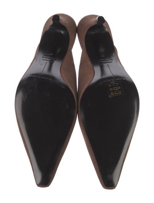 Black Suede Studio Suede Mules