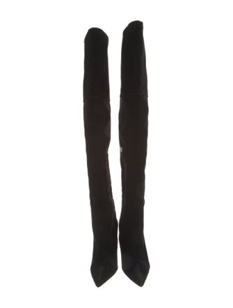 Black Suede Studio Suede Boots