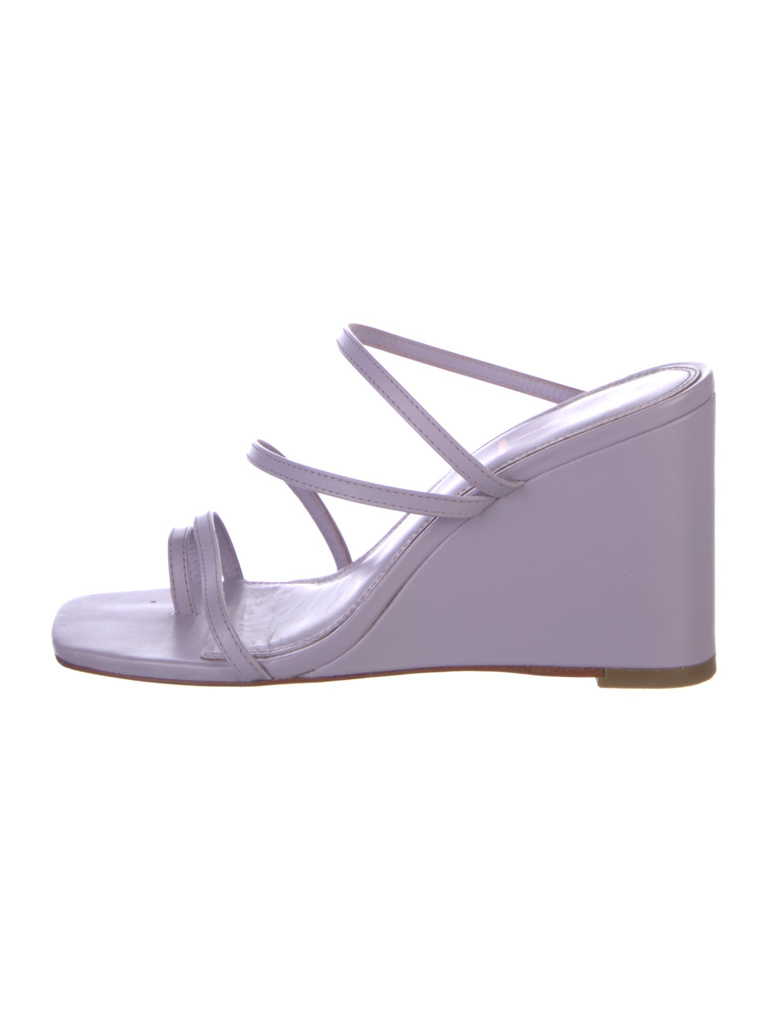 Black Suede Studio Leather Slides