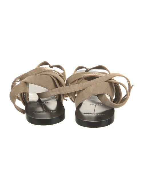 Black Suede Studio Suede Gladiator Sandals