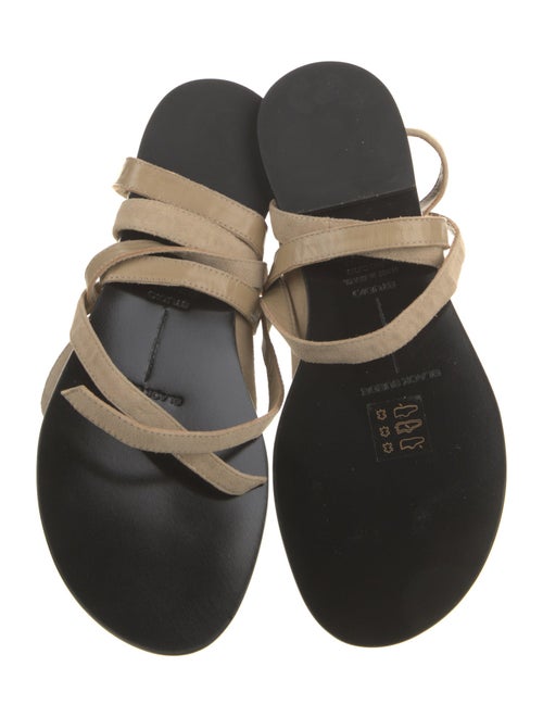 Black Suede Studio Suede Gladiator Sandals