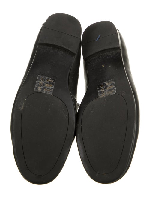 Black Suede Studio Leather Tassel Accents Loafers