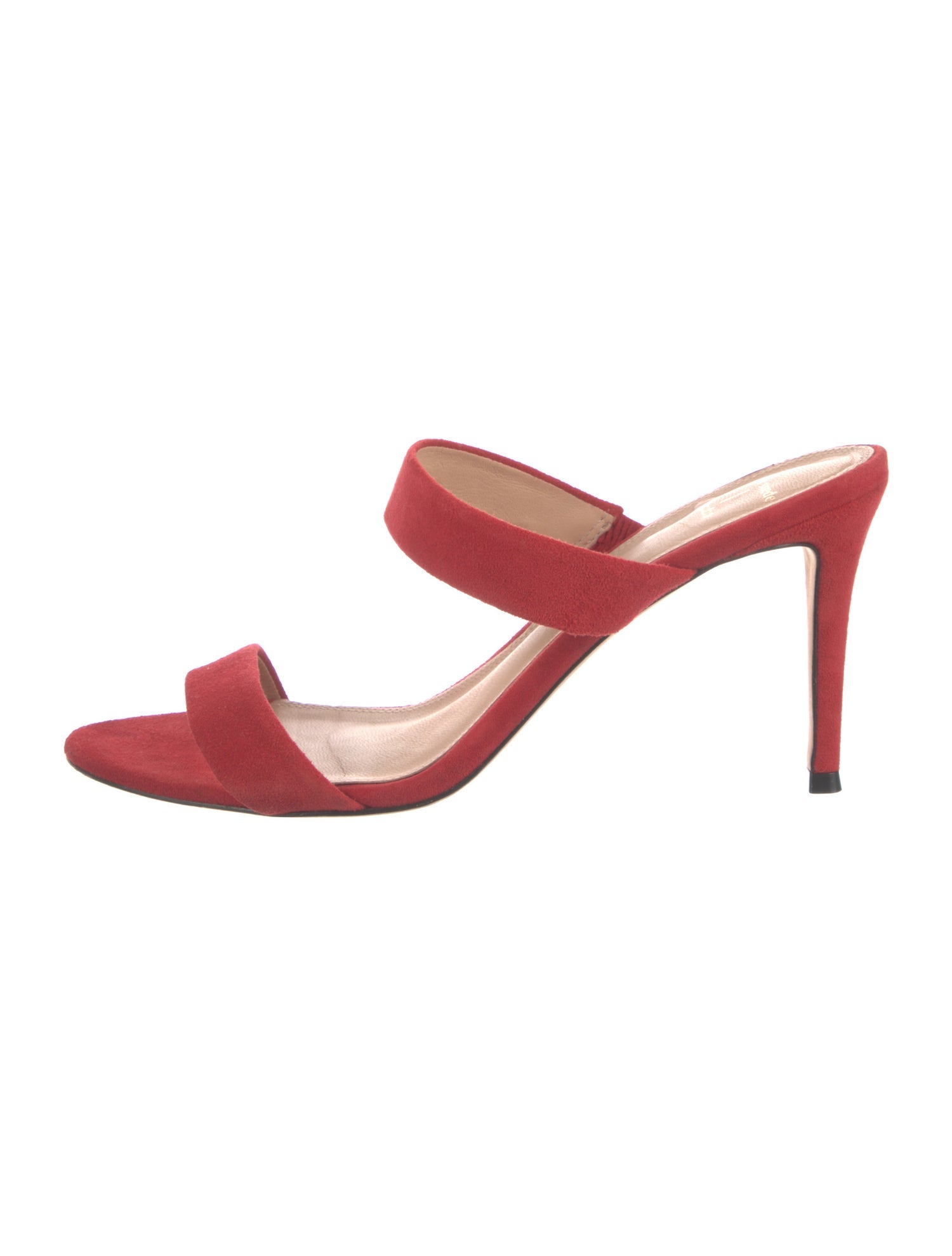 Black Suede Studio Suede Slides