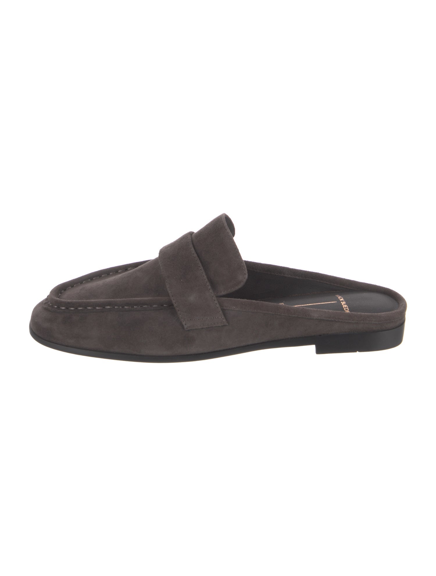 Black Suede Studio Suede Mules