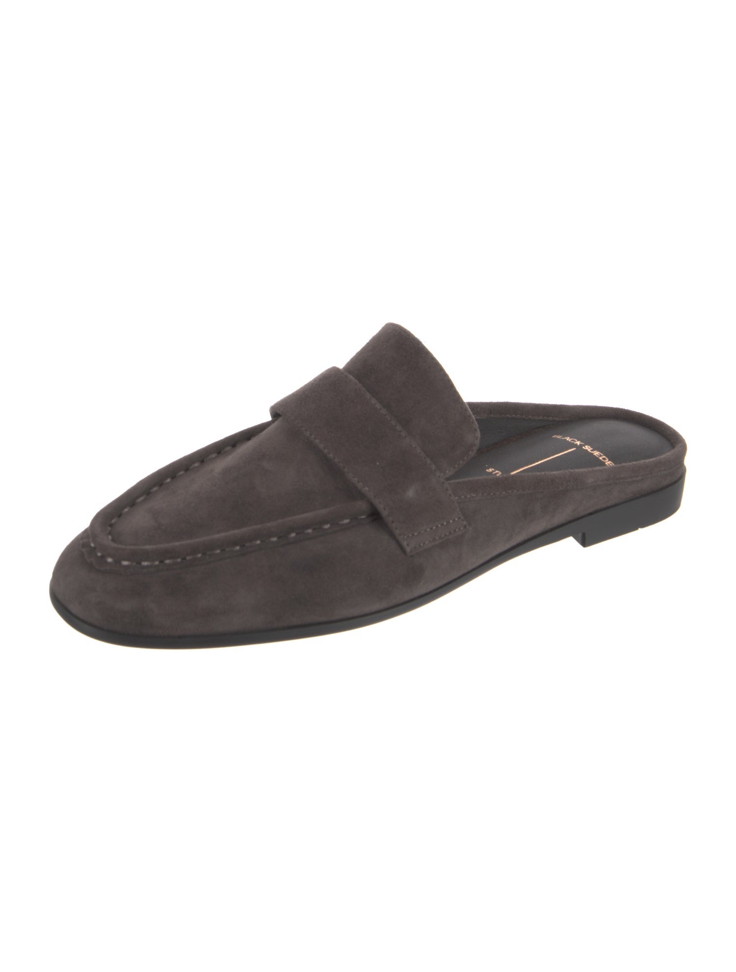 Black Suede Studio Suede Mules