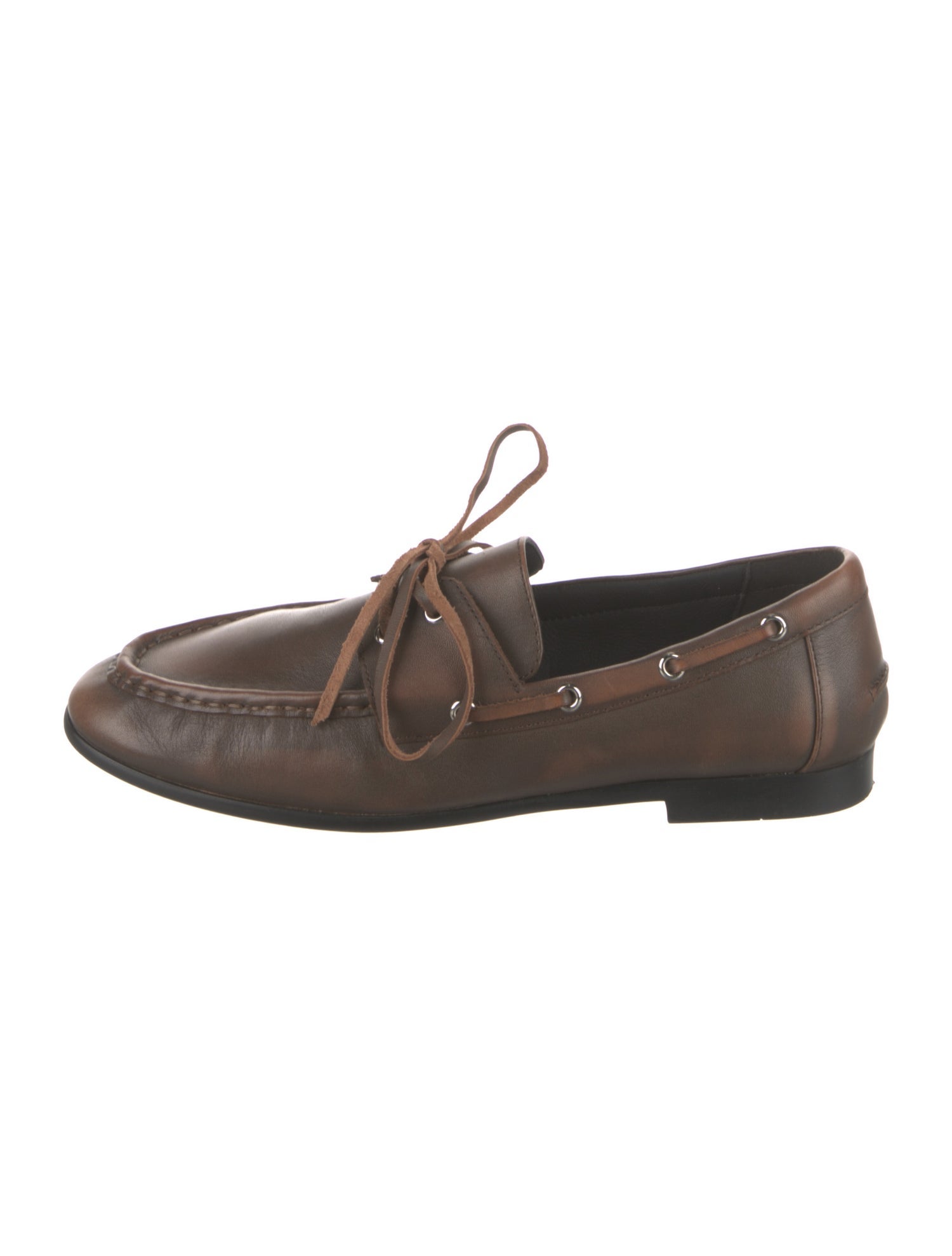 Black Suede Studio Leather Loafers
