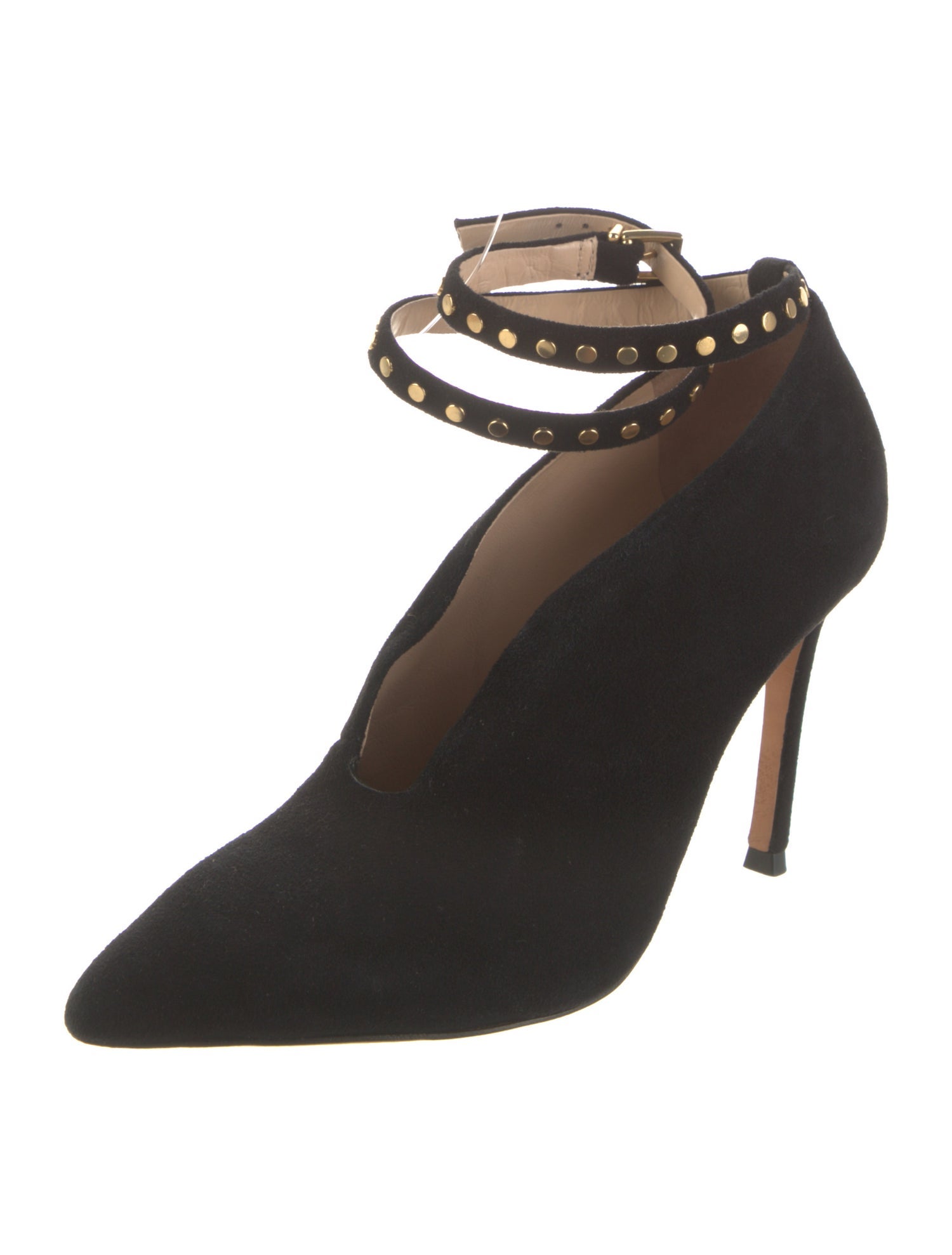 Black Suede Studio Suede Pumps