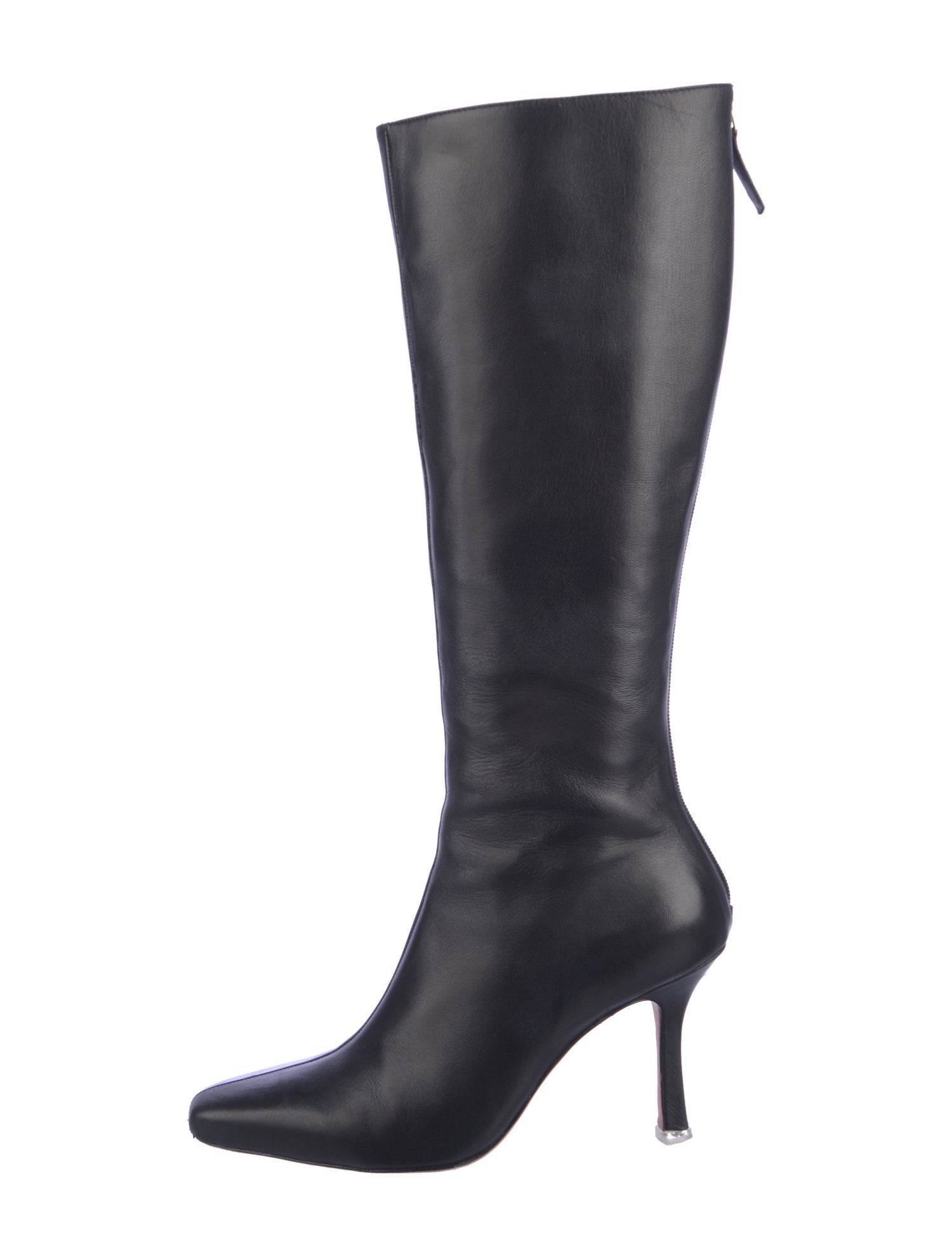 Black Suede Studio Leather Boots