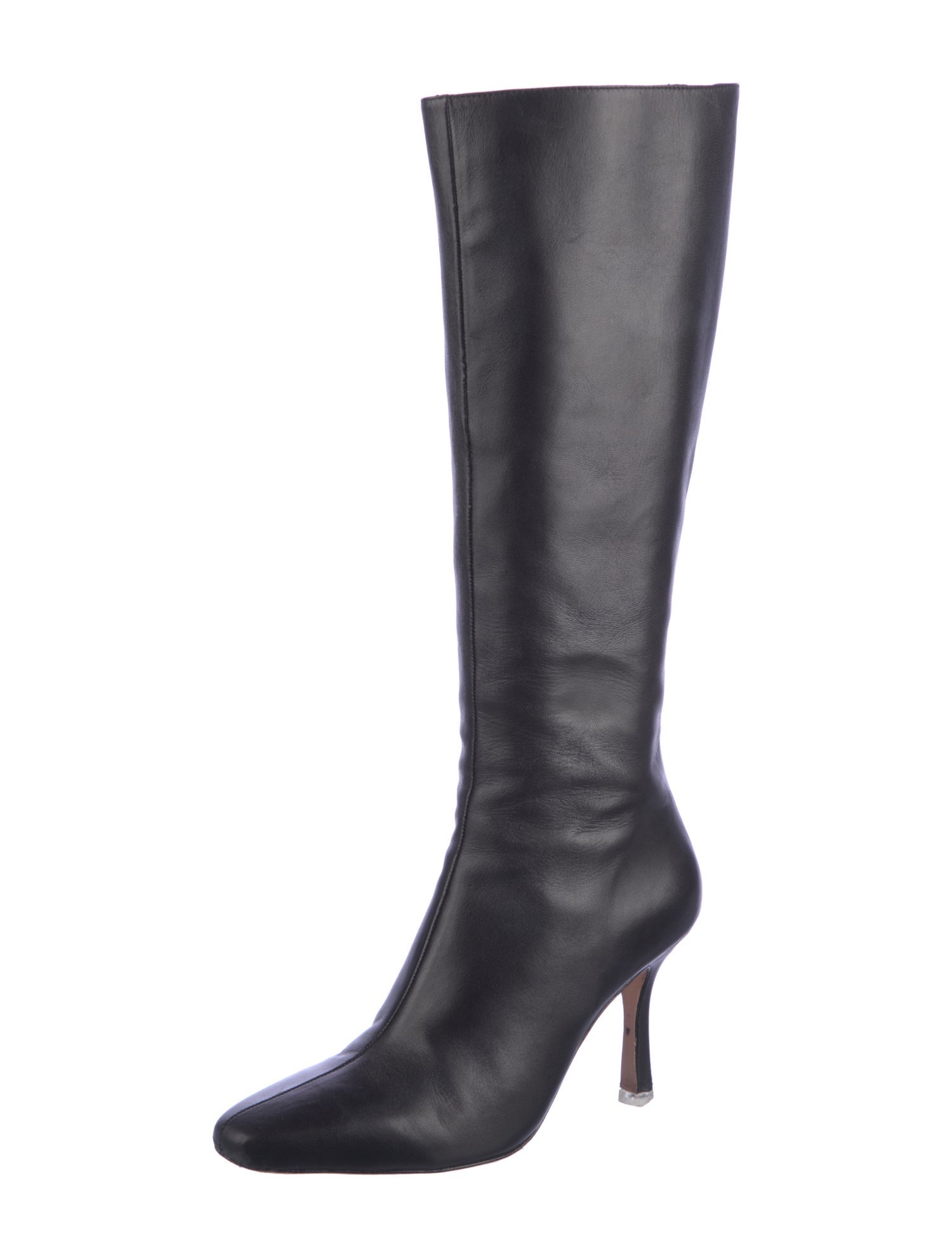 Black Suede Studio Leather Boots