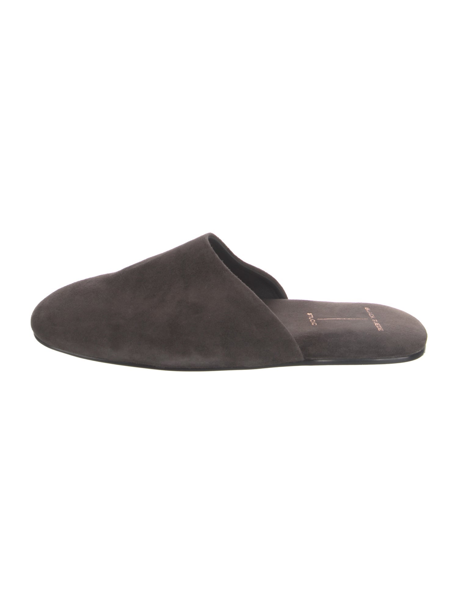 Black Suede Studio Suede Mules