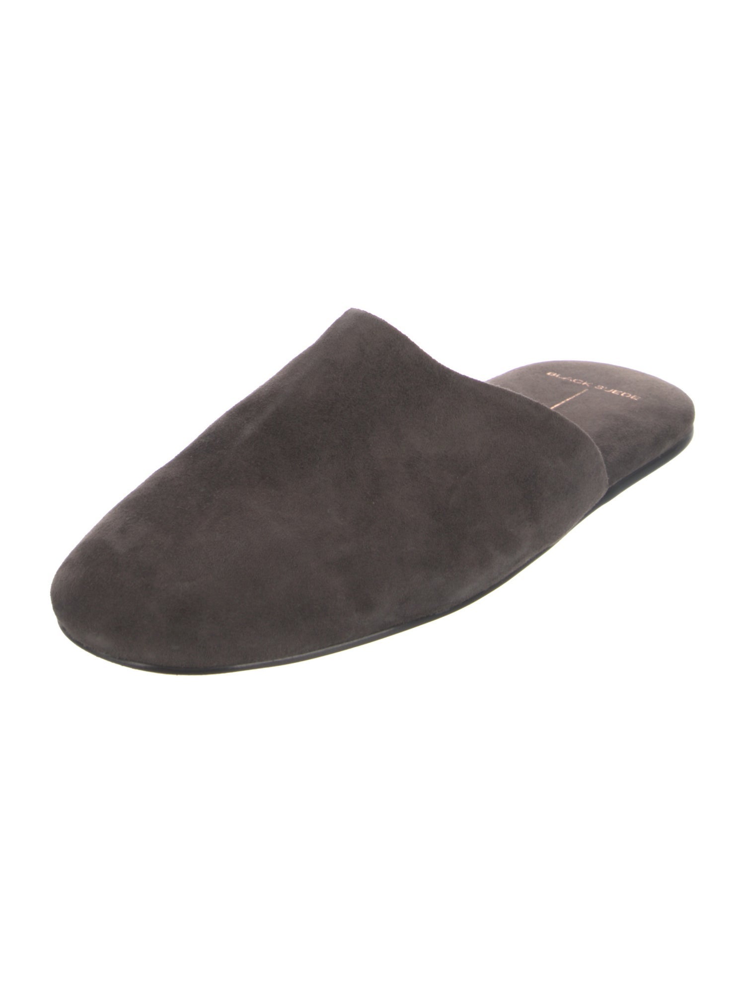 Black Suede Studio Suede Mules