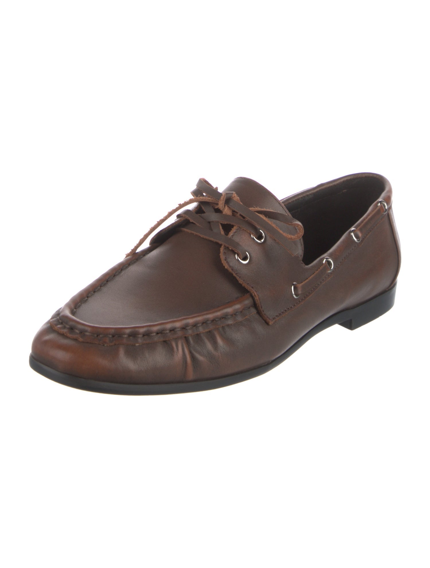 Black Suede Studio Leather Loafers