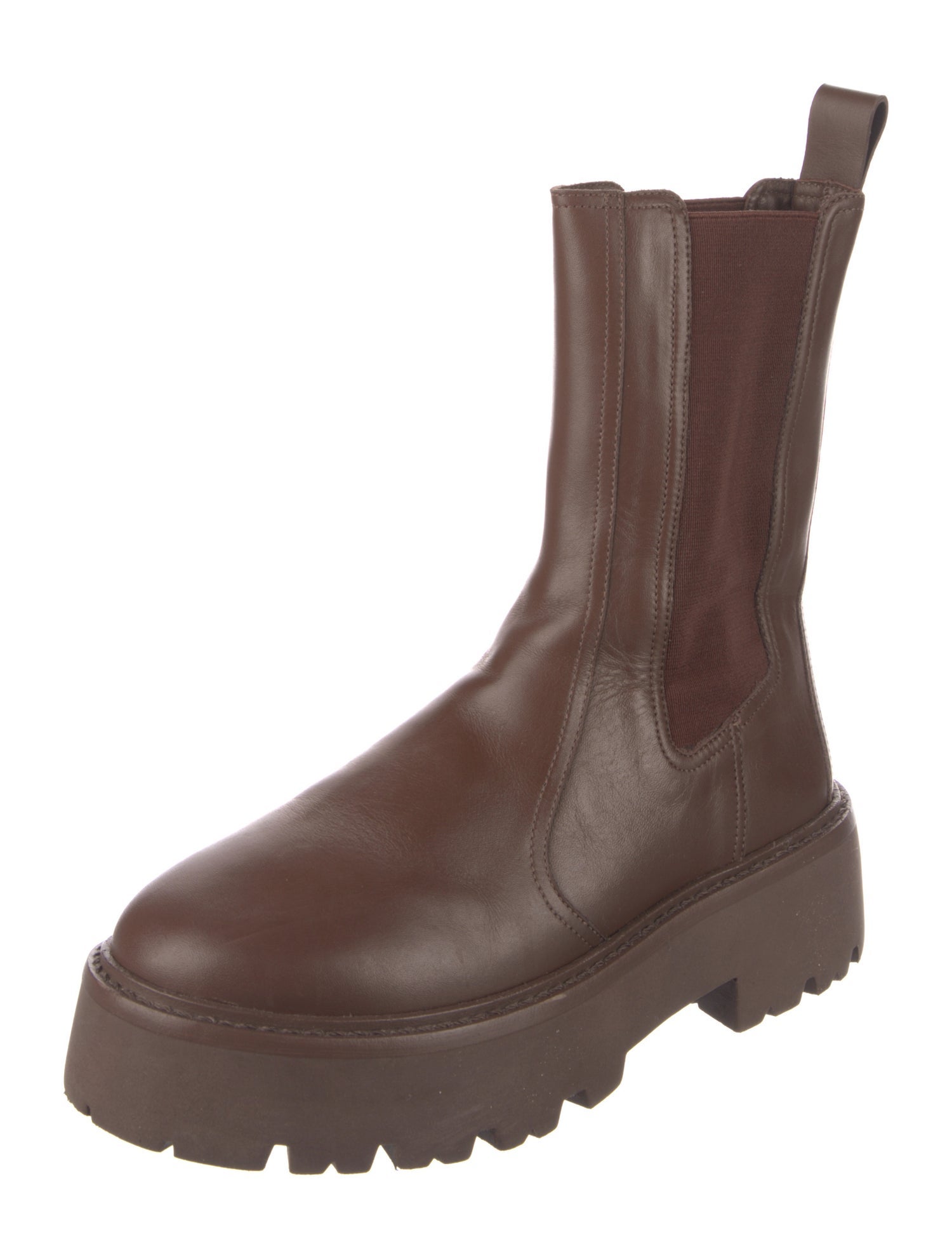 Black Suede Studio Leather Chelsea Boots