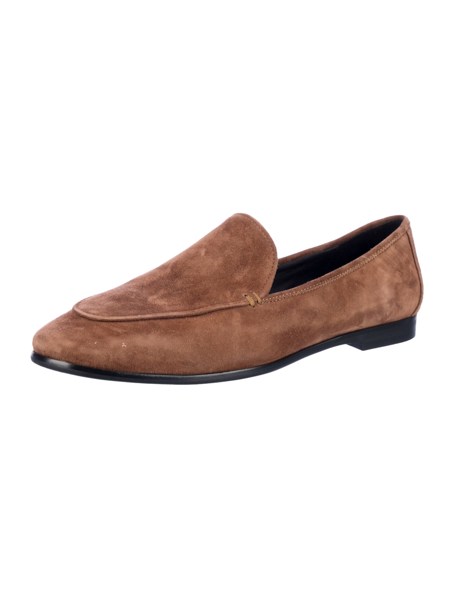 Black Suede Studio Suede Loafers