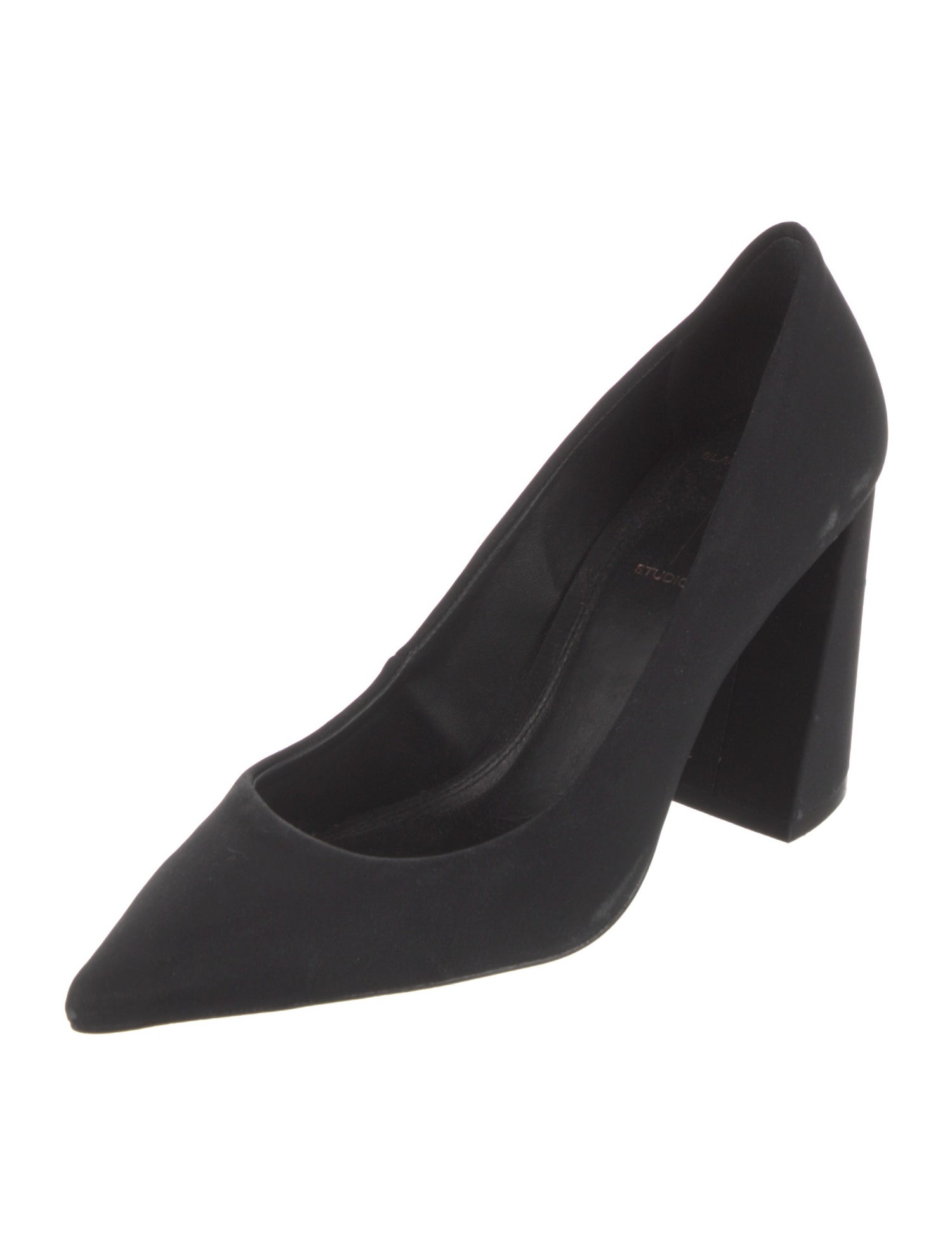 Black Suede Studio Suede Pumps