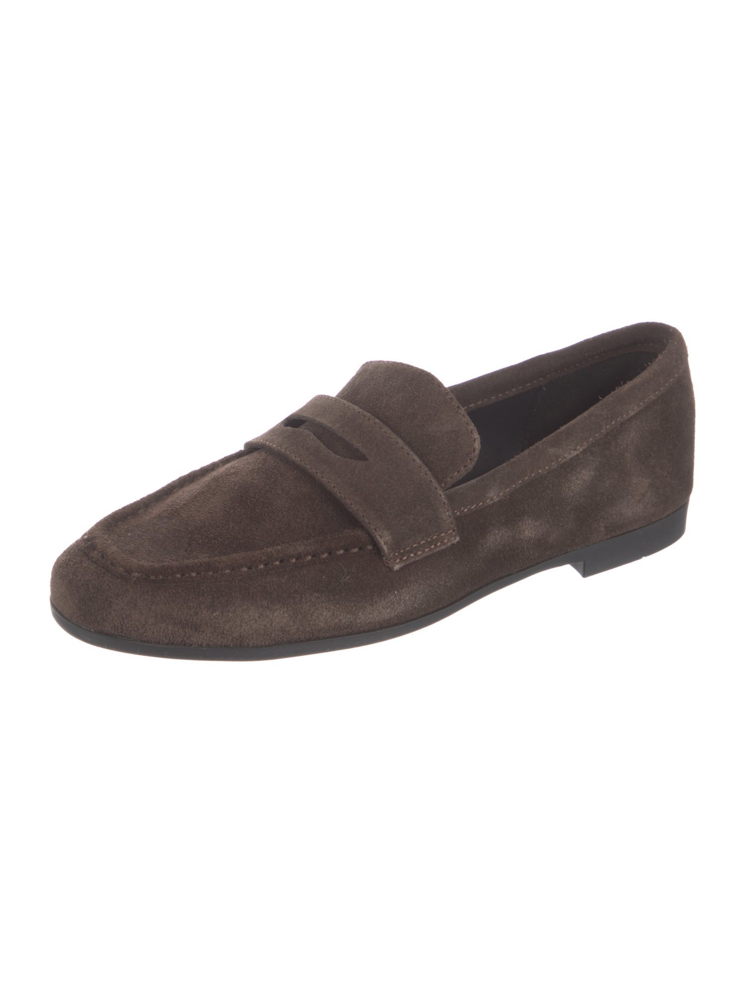 Black Suede Studio Suede Loafers