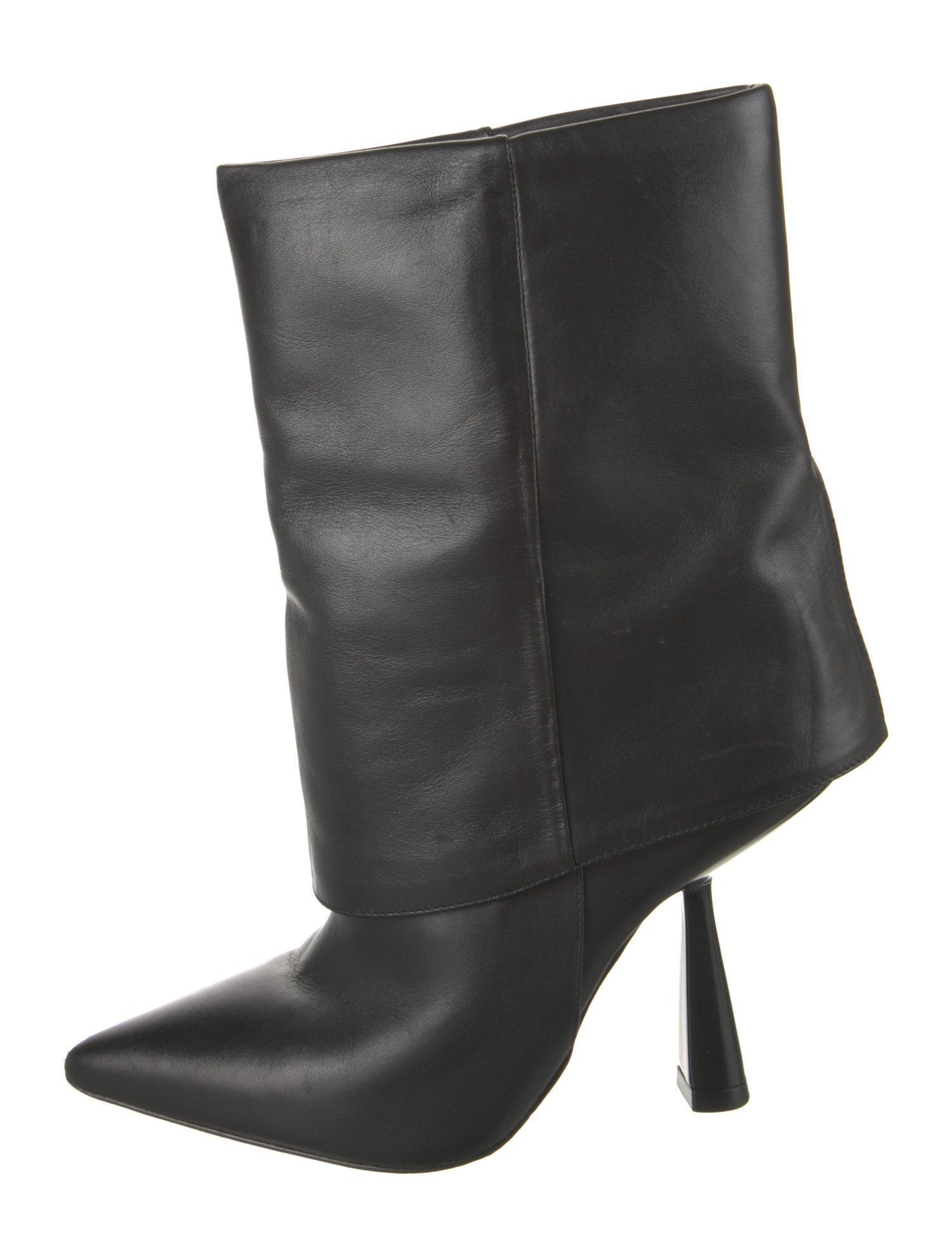 Black Suede Studio Leather Boots