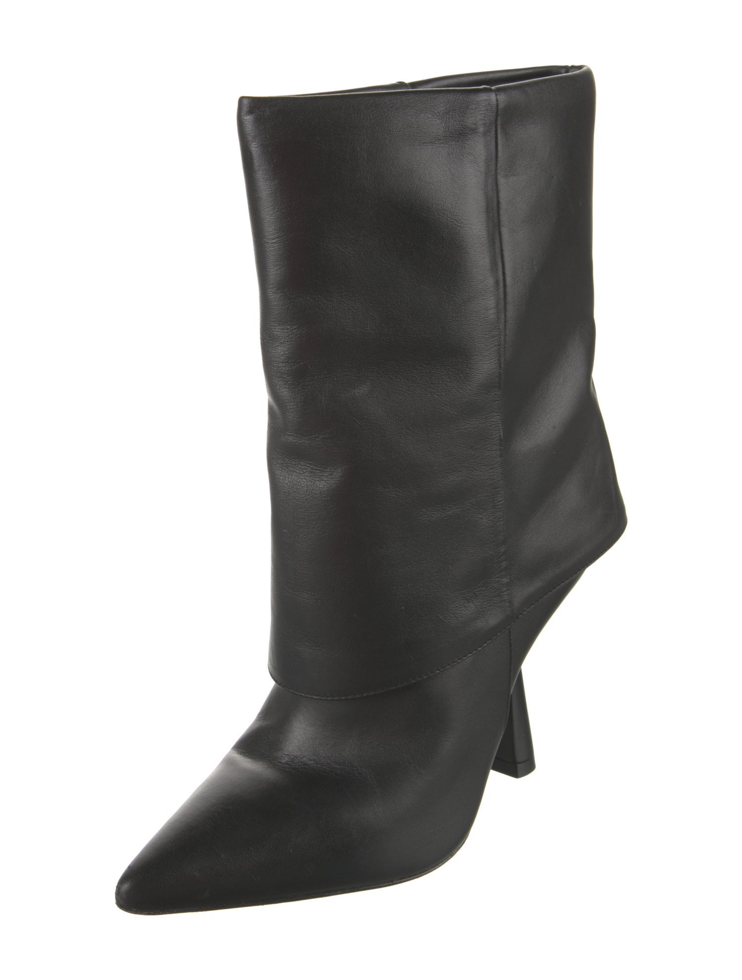 Black Suede Studio Leather Boots