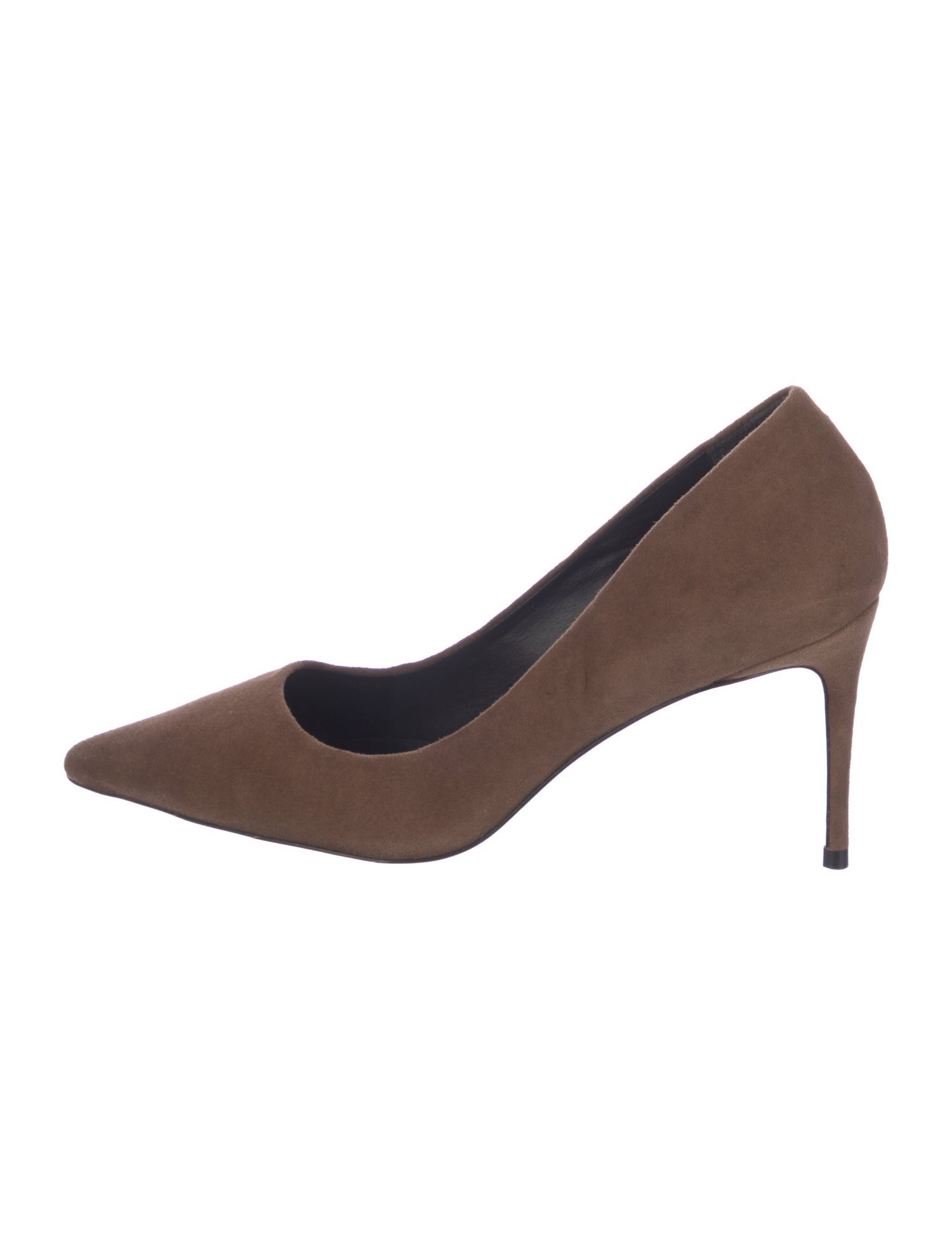 Black Suede Studio Suede Pumps