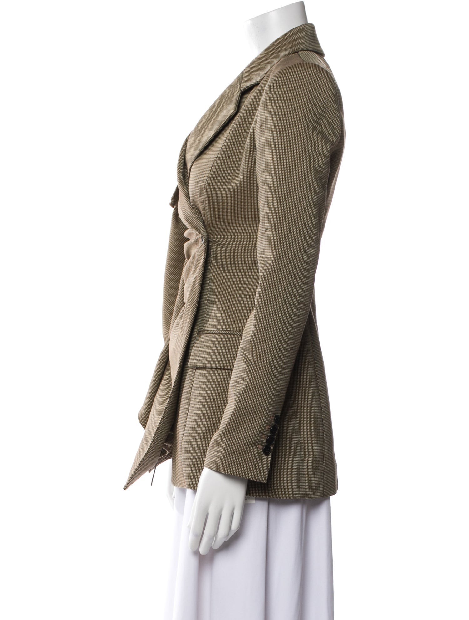 BESFXXK Plaid Print Blazer w/ Tags