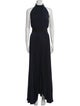 Robin Brouillette Halterneck Long Dress