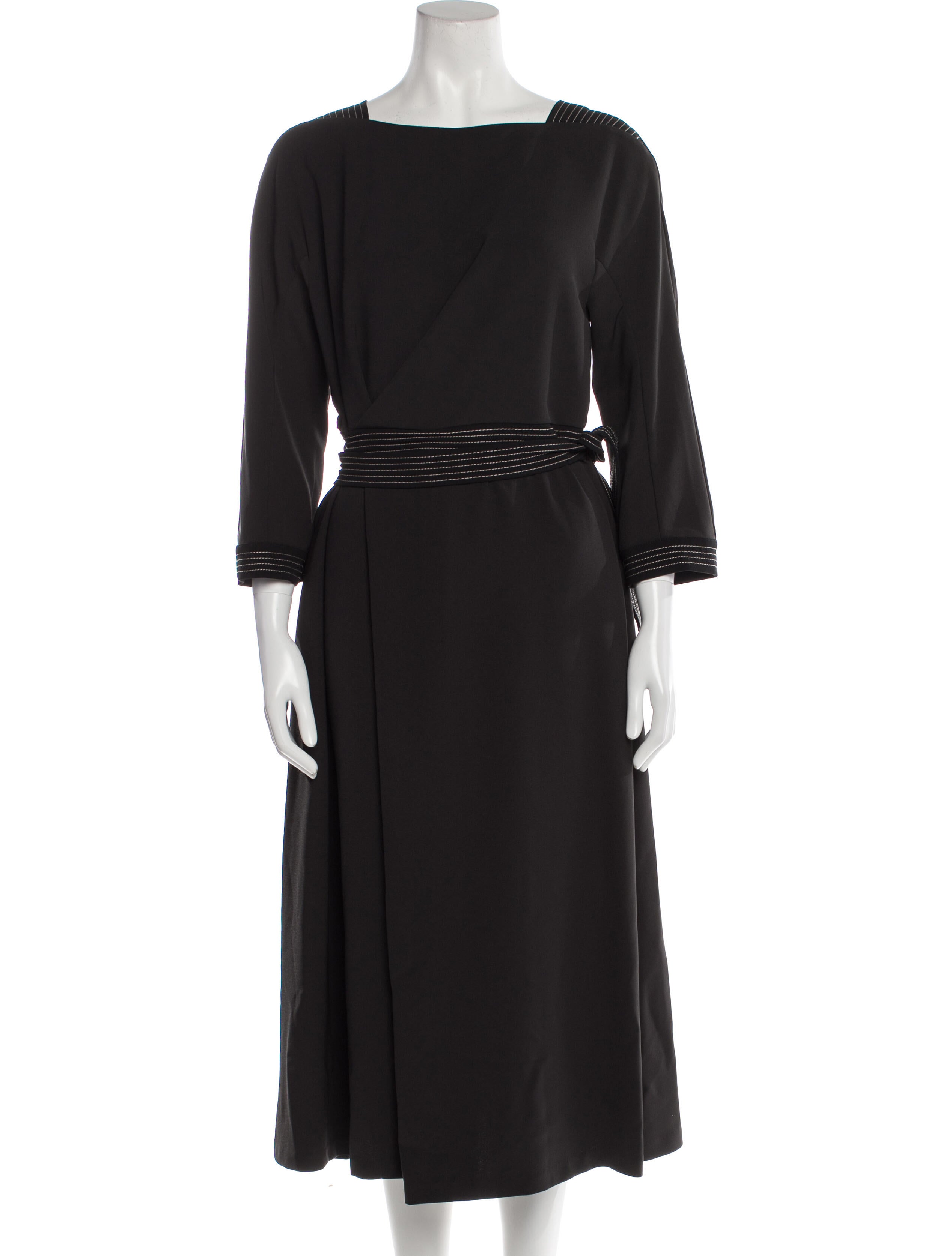 Beatrice B Bateau Neckline Midi Length Dress w/ Tags