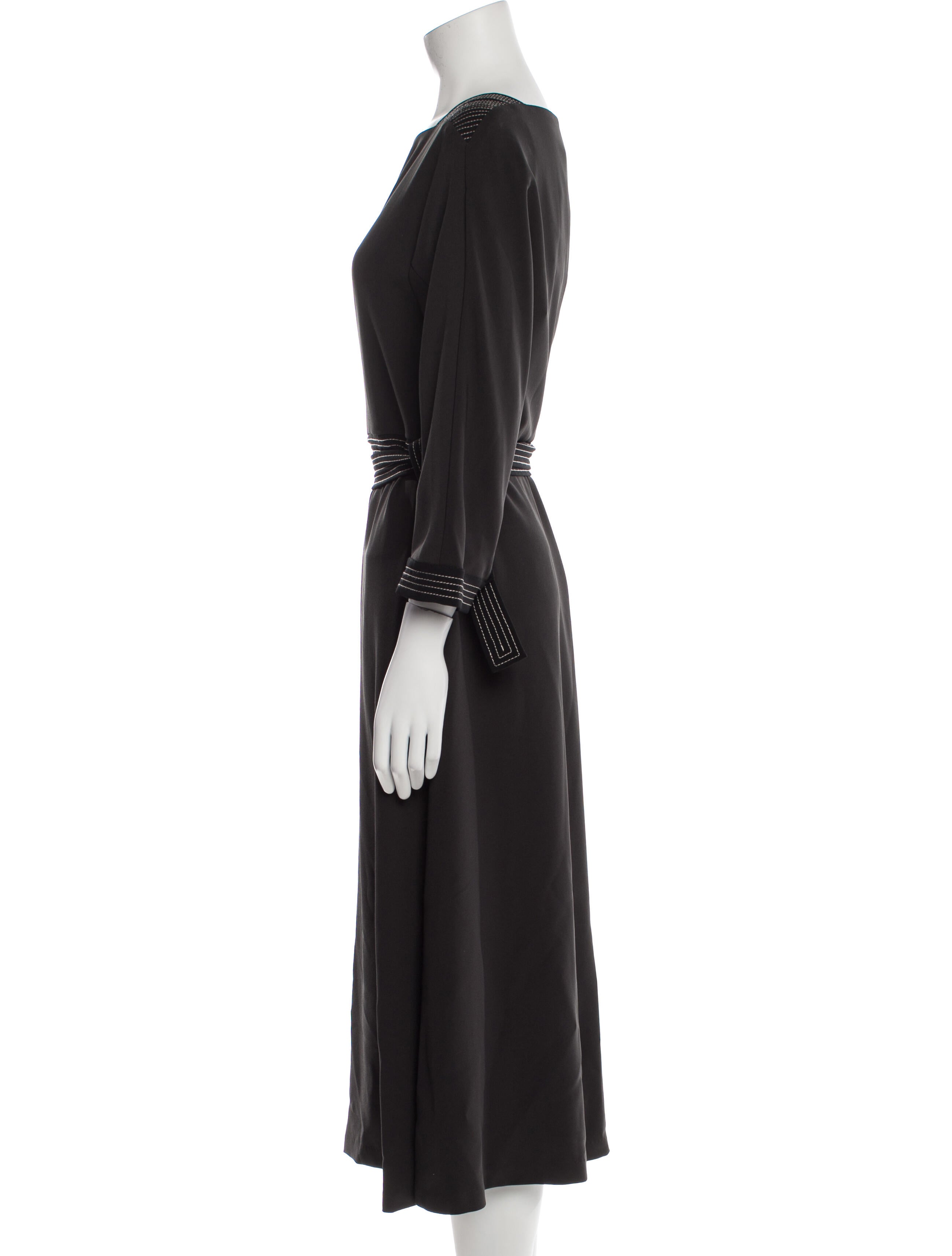 Beatrice B Bateau Neckline Midi Length Dress w/ Tags