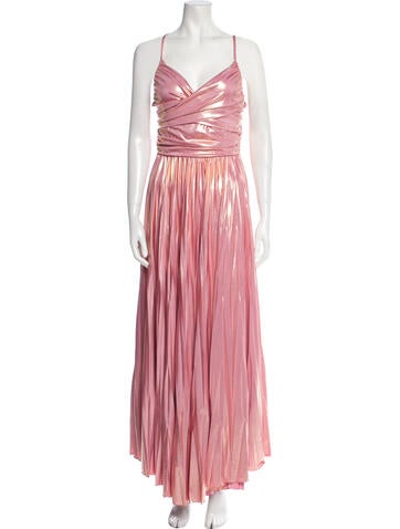 Beatrice B Dresses V-Neck Midi Length Dress Us10, It46 | XL