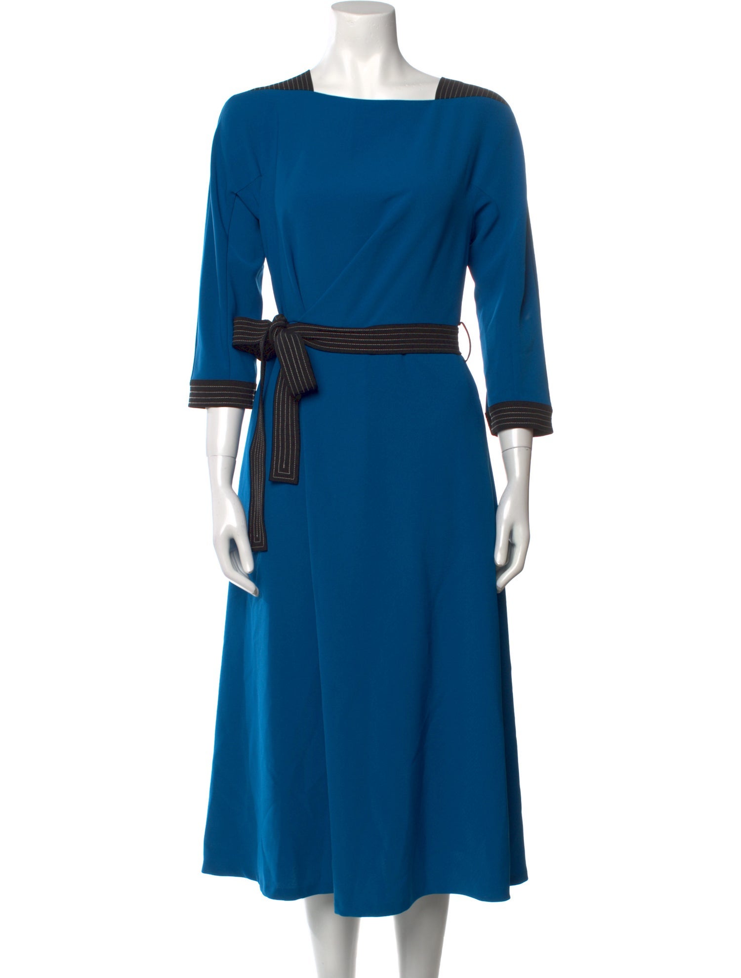 Beatrice B Bateau Neckline Long Dress w/ Tags