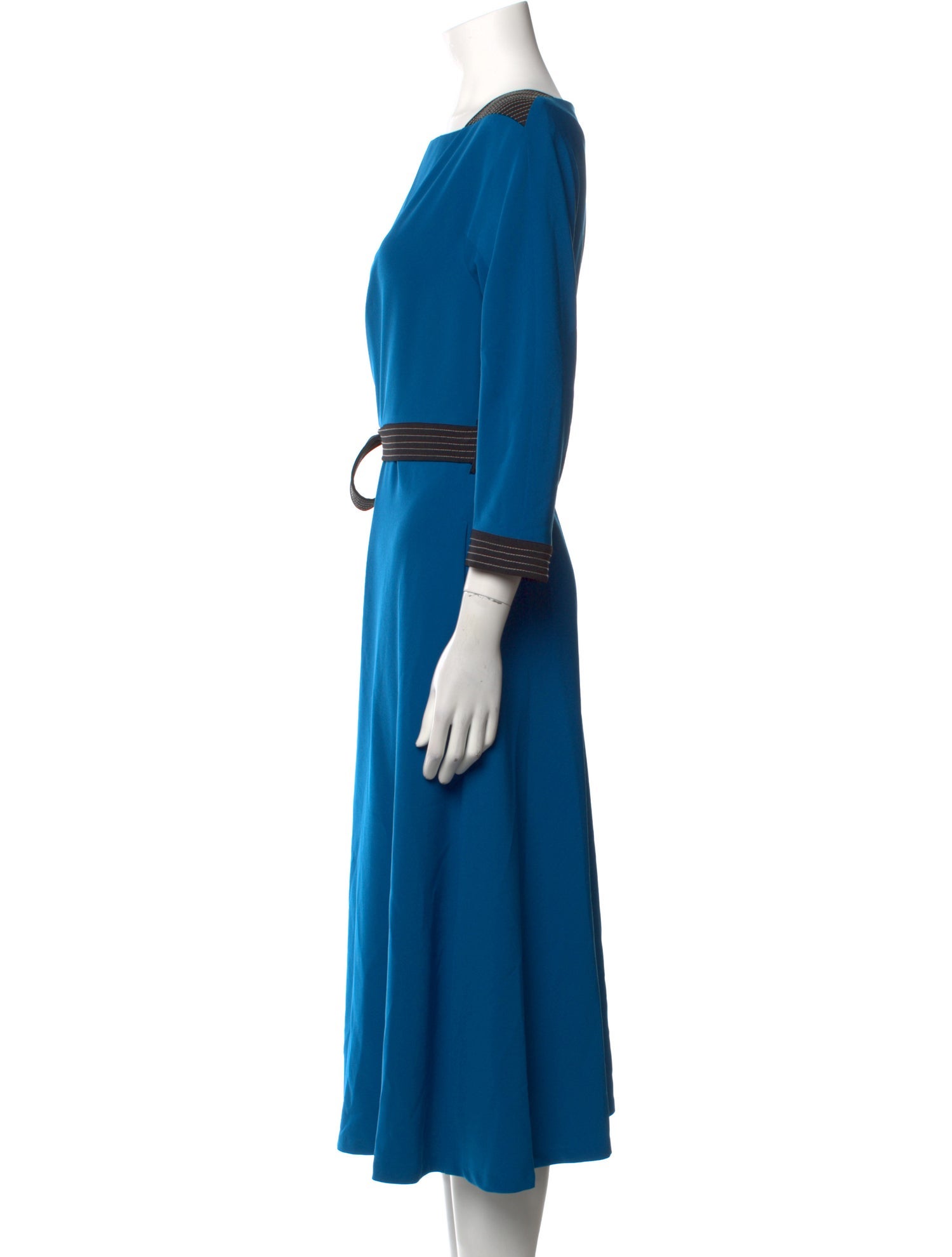 Beatrice B Bateau Neckline Long Dress w/ Tags