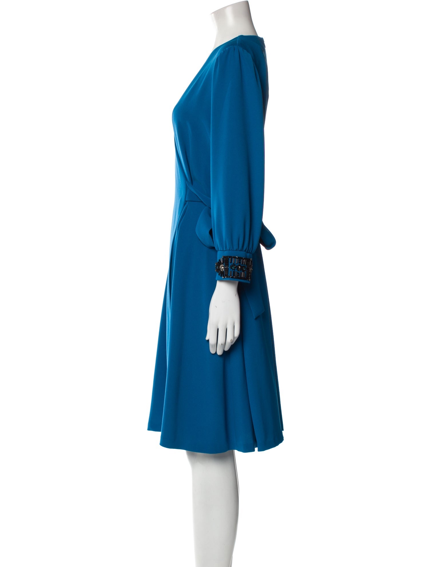 Beatrice B V-Neck Knee-Length Dress w/ Tags