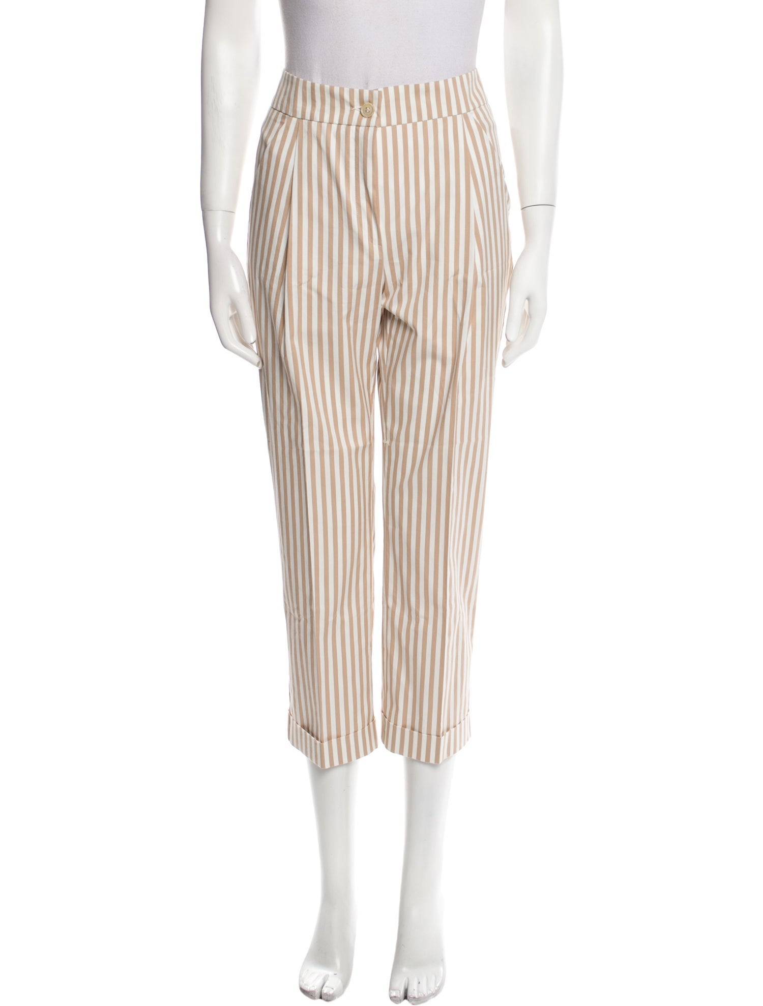 Beatrice B Striped Straight Leg Pants