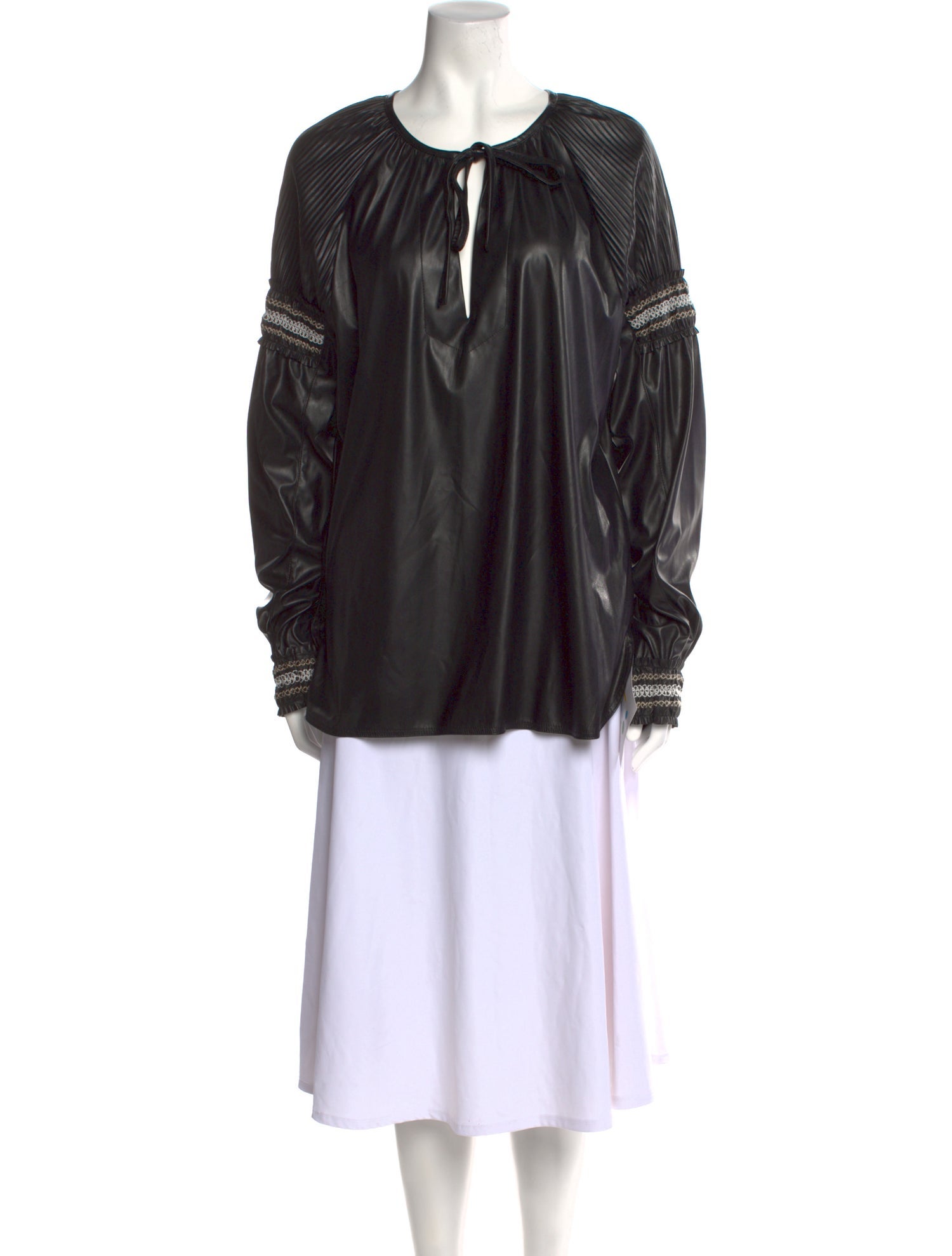 Beatrice B Scoop Neck Long Sleeve Tunic w/ Tags