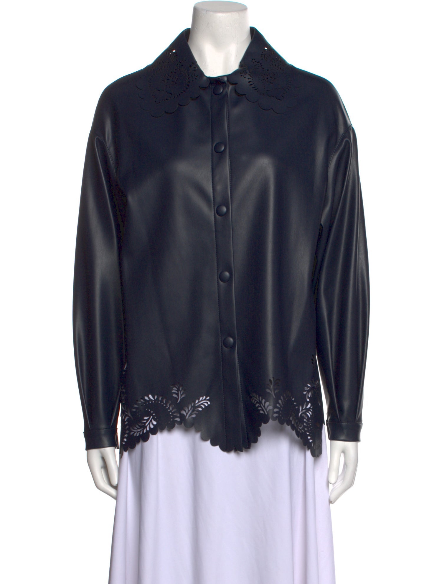 Beatrice B Long Sleeve Button-Up Top w/ Tags