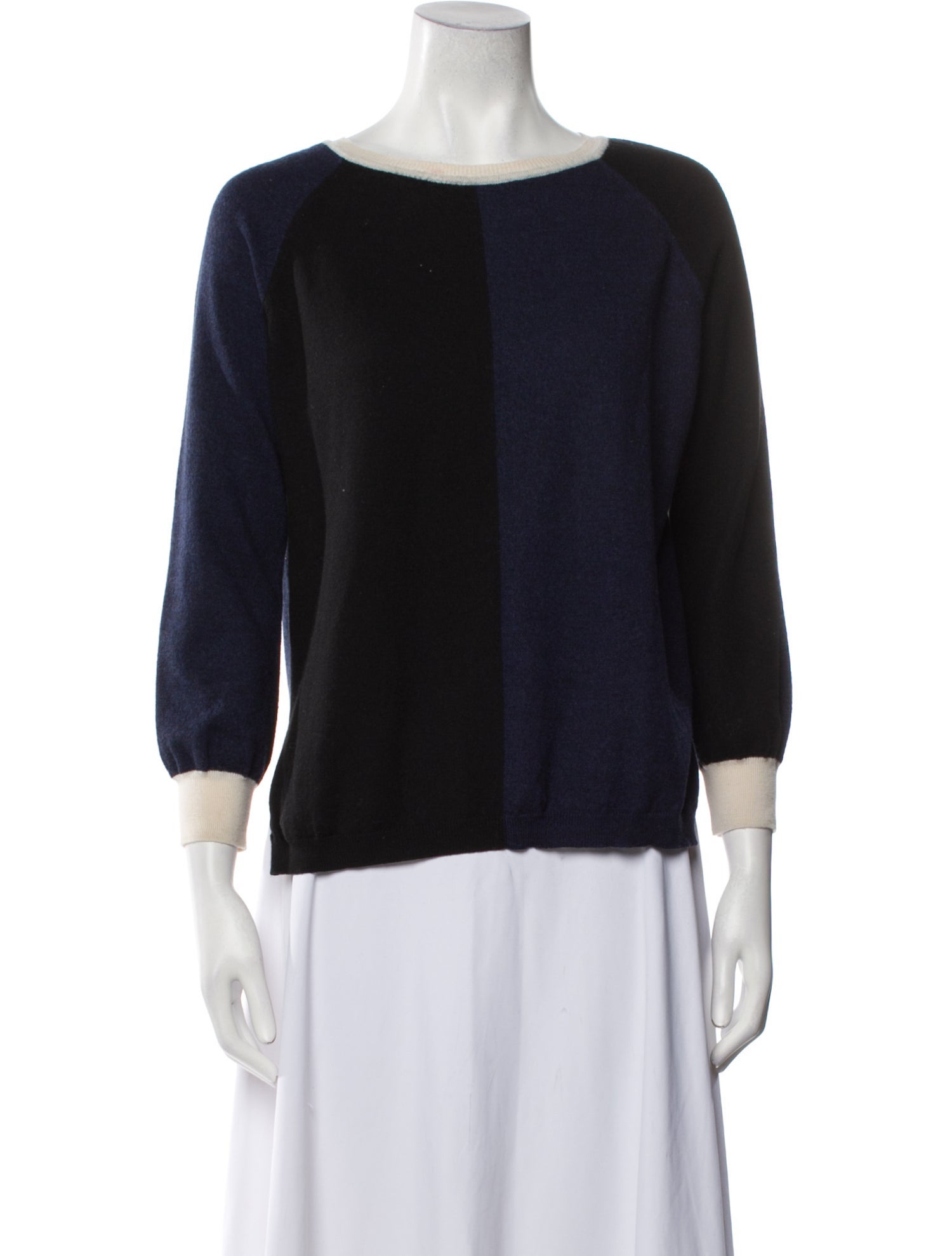 Beatrice B Wool Scoop Neck Sweater