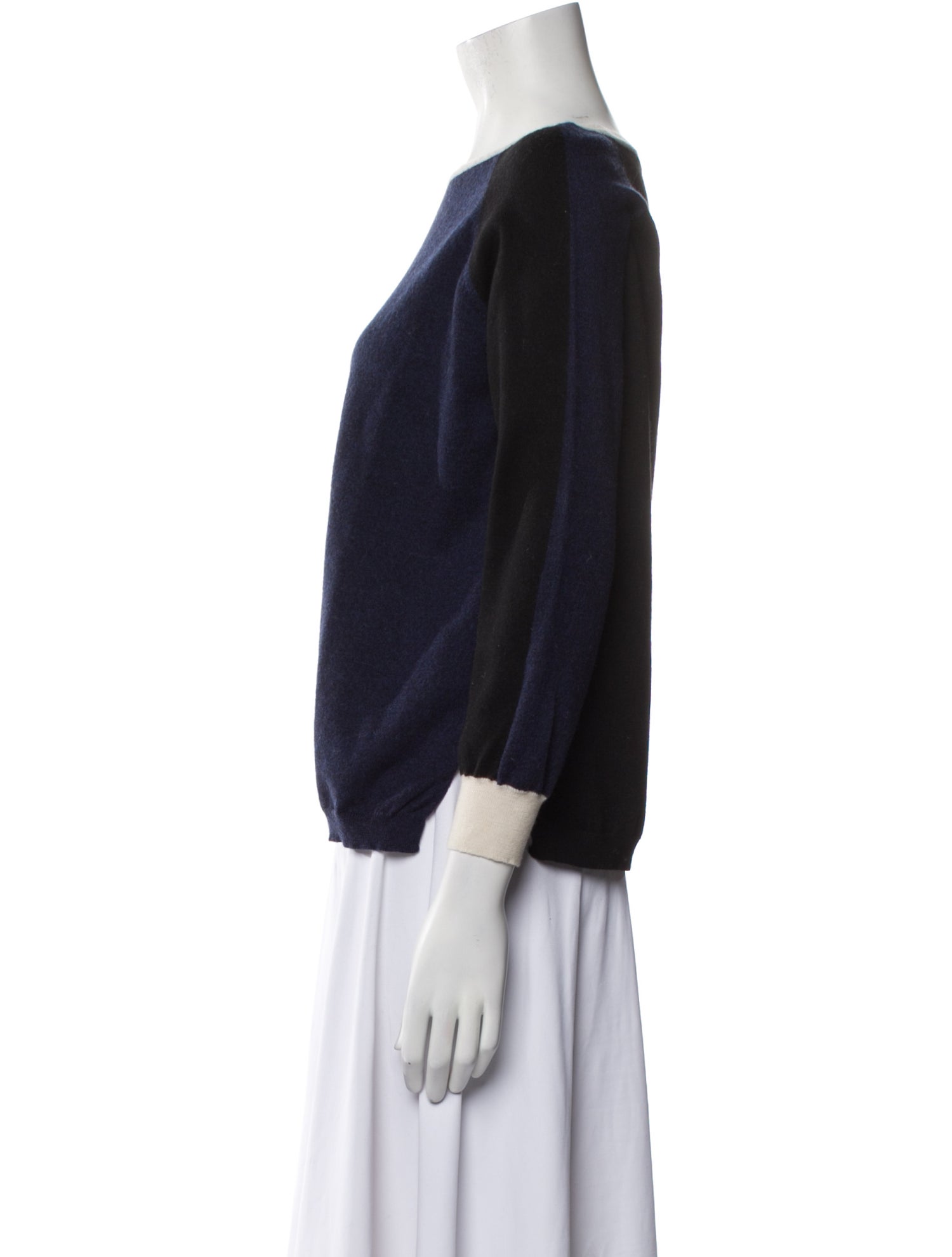 Beatrice B Wool Scoop Neck Sweater