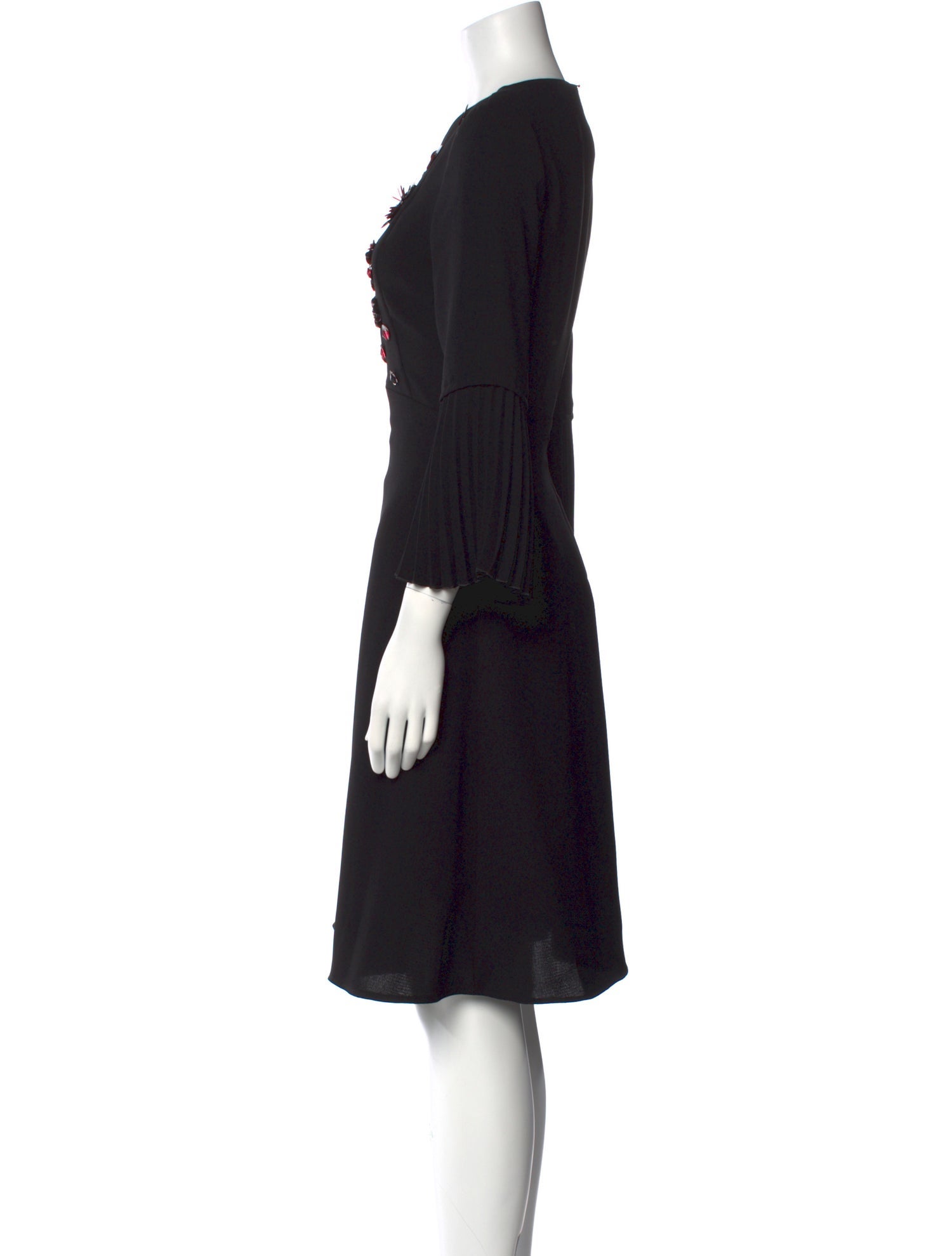 Beatrice B Crew Neck Knee-Length Dress