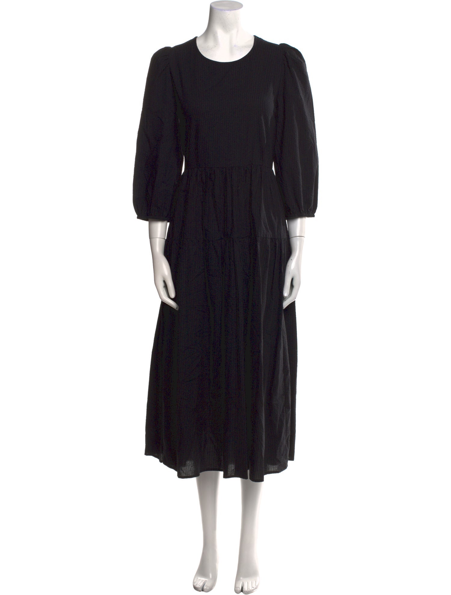 Beatrice B Crew Neck Midi Length Dress