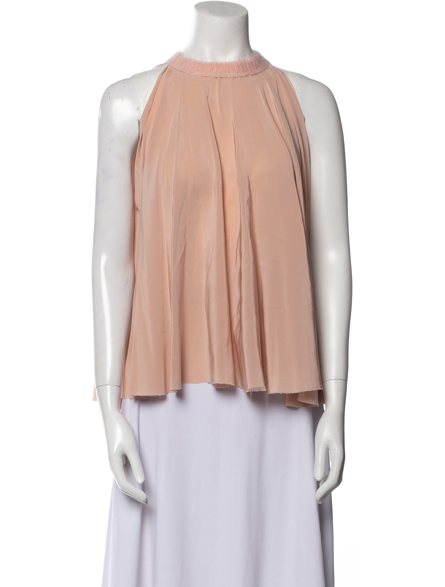 Beatrice B Silk Halterneck Blouse