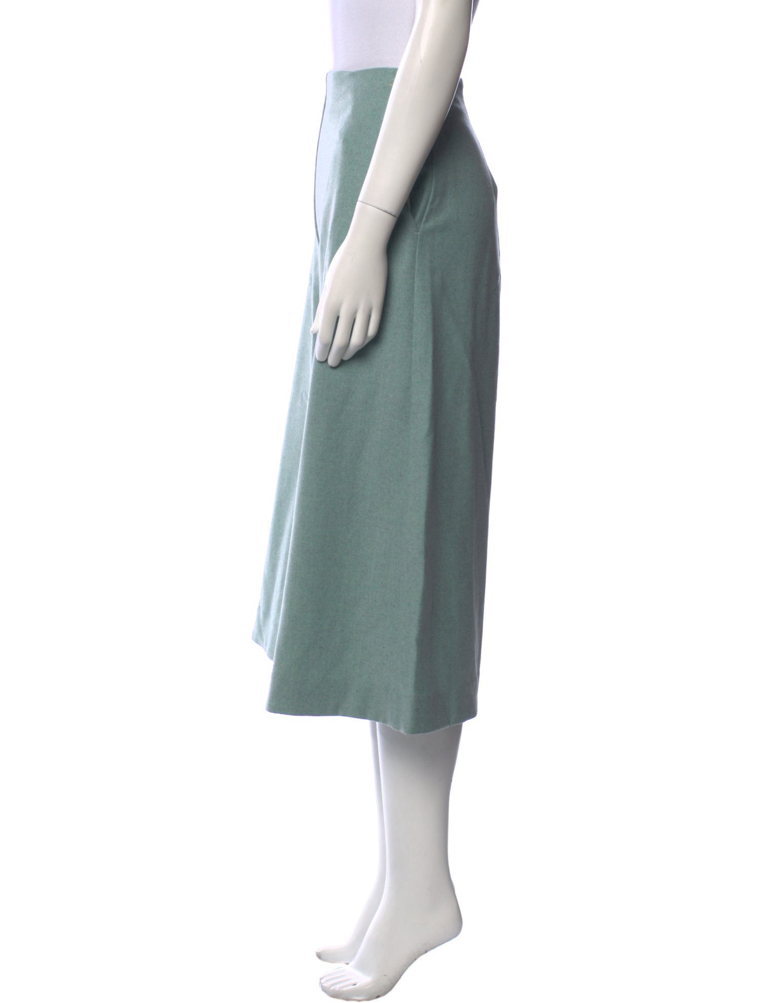 Beatrice B Virgin Wool Wide Leg Pants