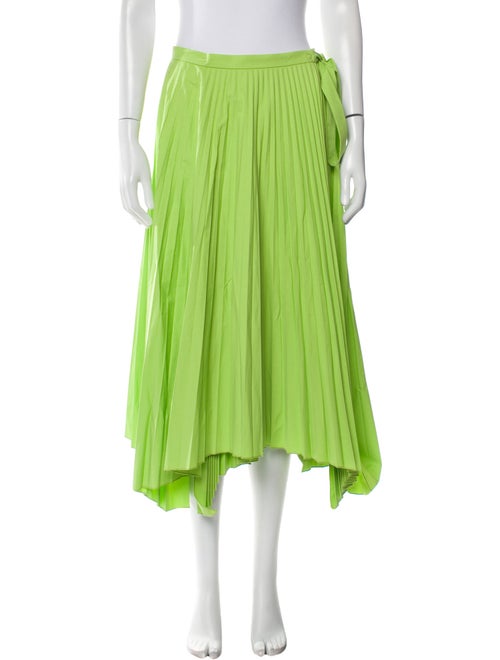 Beatrice B Pleated Accents Midi Length Skirt