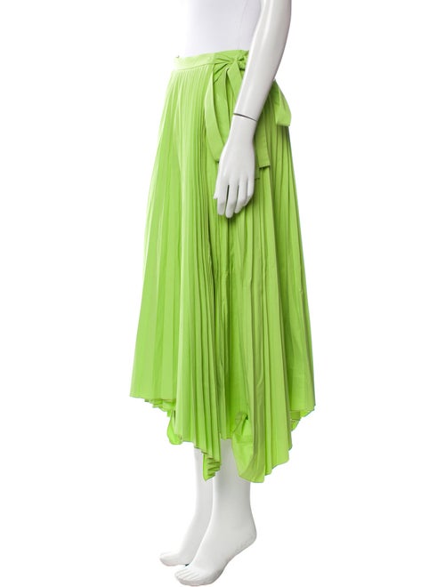 Beatrice B Pleated Accents Midi Length Skirt