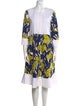 Beatrice B Printed Midi Length Dress