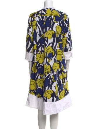 Beatrice B Printed Midi Length Dress