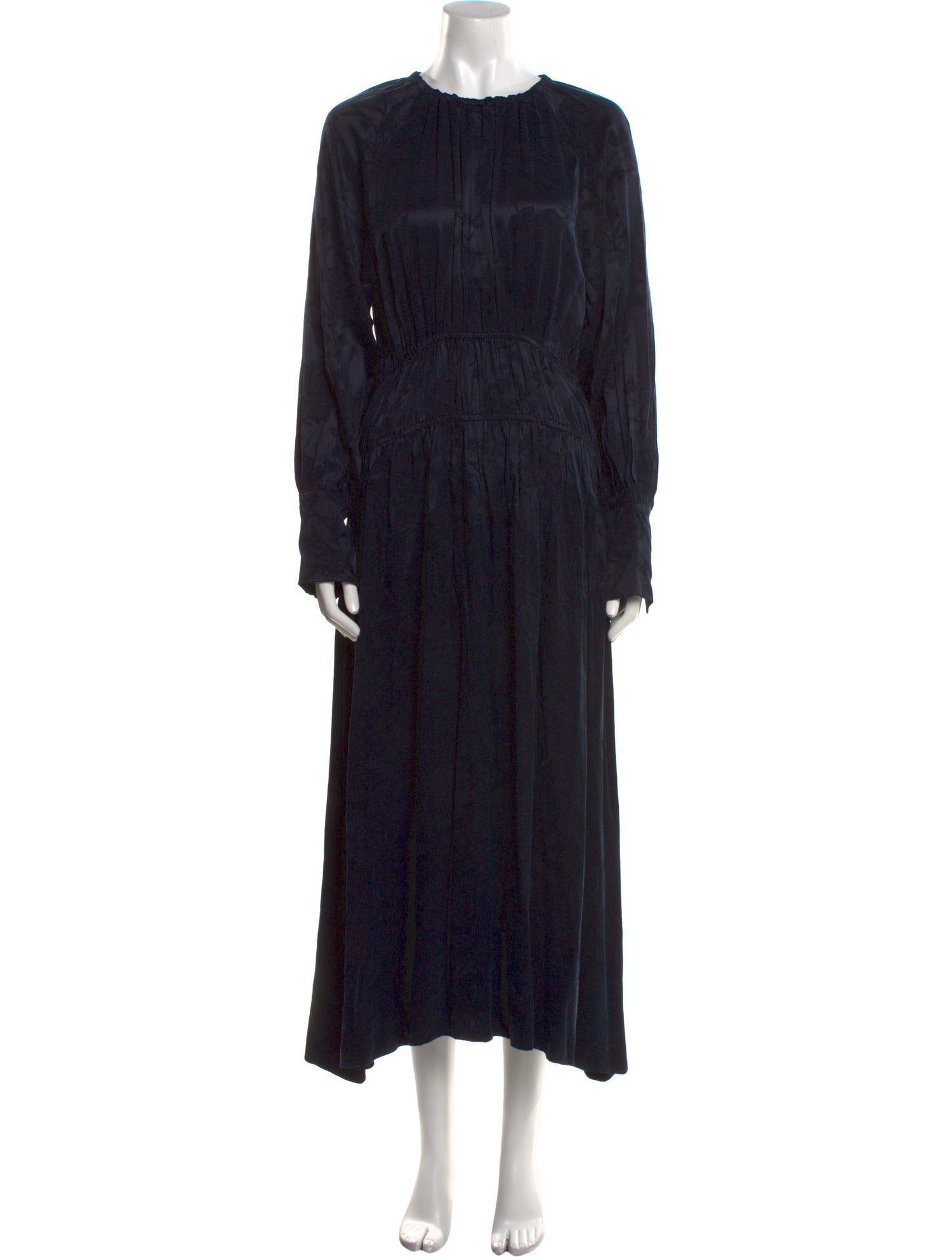Beatrice B Crew Neck Long Dress