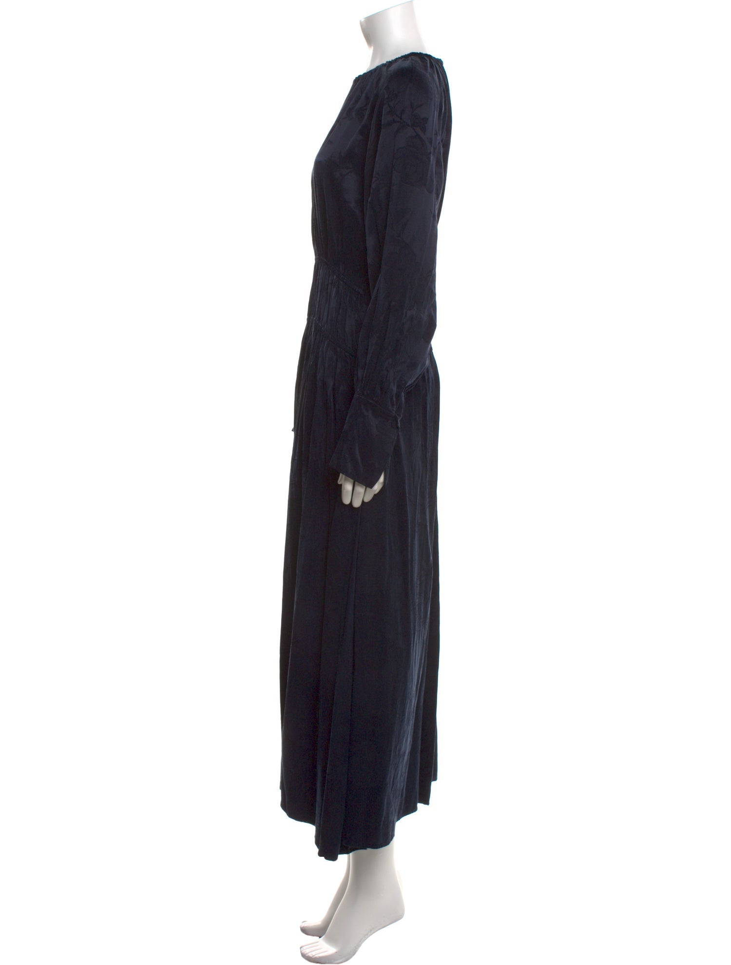 Beatrice B Crew Neck Long Dress